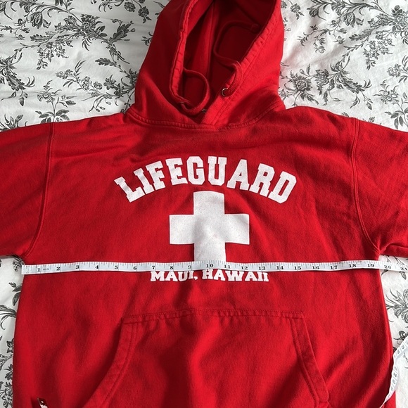 Red Lifeguard Hoodie - Picture 6 of 8